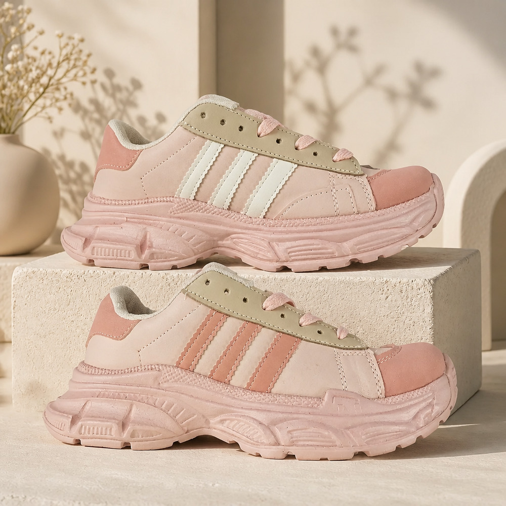 NWOB Girls Lace up Sneakers Size EU37 US 5- 5.5